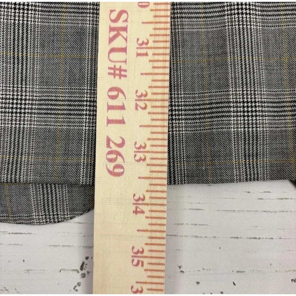 Brooks Brothers E Thomas Blazer 1818 Madison Mens 44L Plaid Wool Full Canvas